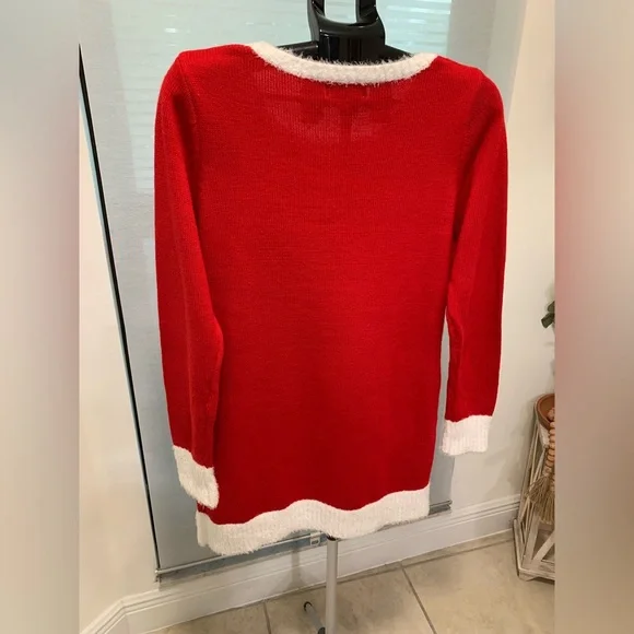 Festive Red Christmas Tree Sweater - Picture 5 of 11